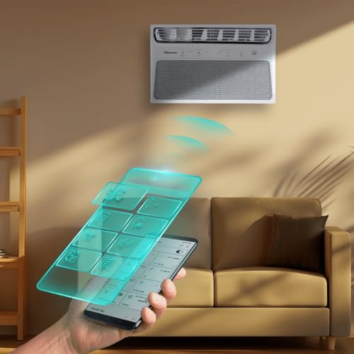 Ar Condicionado Janela Eletrônico Hisense com Wi-Fi 8.500 BTUs Frio R-32 AW-08CW2RVGU00 – 220V