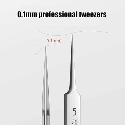 image for Generic German Ultra-fine No. 5 Cell Pimples Blackhead Clip Tweezers B