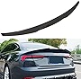FINDAUTO Carbon Fiber Car Spoiler Wing Body Kits M4 Style Fits for 2017-2020 for Audi A5 S5 4-Door Trunk Lip Spoiler