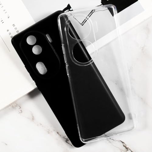 Image of NISHTECH for Oppo Reno 11 Pro 5G (2024) Premium Transparent Hybrid Soft Slim Dust Proof Back Case Cover with Camera Protection