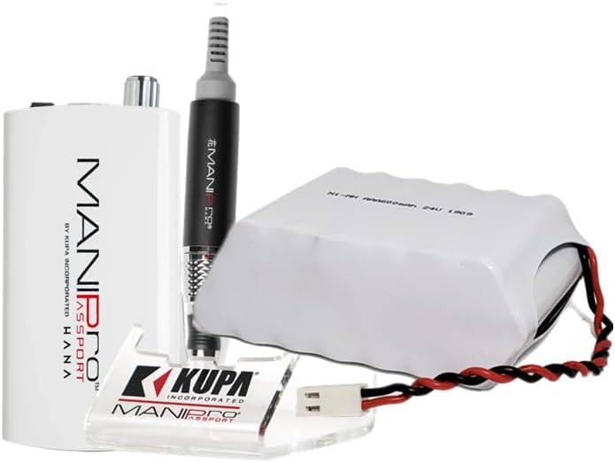 KUPA MANIPro Mini Passport Nail Drill Control Box Replacement Battery 850mAh 24v