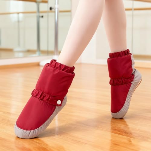 Chaussures de danse en coton chaudes pour vos studios en hiver