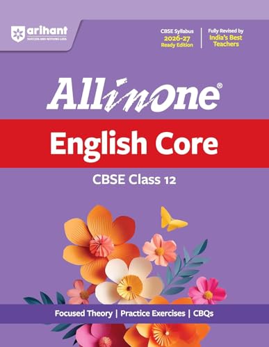 Image of Arihant All in One English Core Study Material, Class 12, CBSE Exams 2027 with NCERT Questions and Sample Papers New Edition 2027