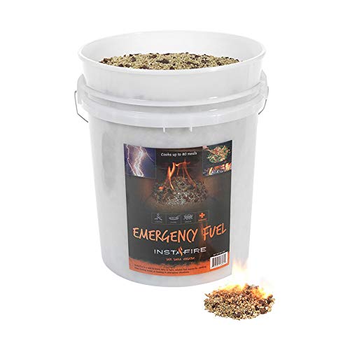 (5 Gallons) Insta-Fire Granulated Fire Starter, All Natural, Eco-Friendly, Lights up to 625 Total...