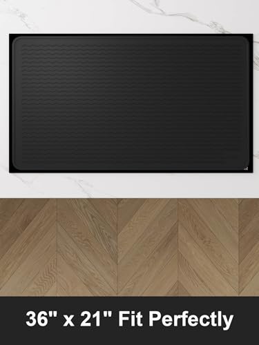 Stove Top Covers for Electric Stove, Food Grade Heavy Duty Silicone Glass Stove Top Cover Protector, Induction Cooktop Protector, Heat Resistant Range Ceramic Stove Top Covers Mat, Oven Cover
