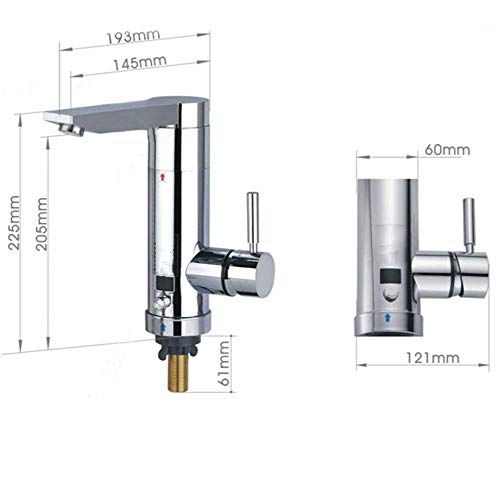 Robinet d'eau électrique à conversion de fréquence pour lavabo mural