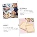 BESTOYARD 4pcs Boho Decorative Tray Craft Serving Organizing Blocks Tray for Puzzle Toy
