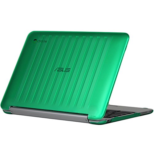 iPearl mCover Hard Shell Case for 10.1-inch ASUS Chromebook Flip C100PA / C101PA Series Laptop - Green
