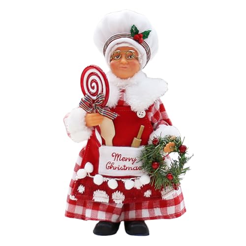 LICHENGTAI Traditionelle Santa Claus Figur, 30CM Stehend Ornament...