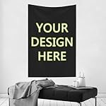 Custom Tapestry Personalized Backdrop with Text Customized Wall Hanging for Room Activity Party Wedding Birthday Gift and Bedroom Aesthetic, Vertical, 30x40 Inch - Image 4