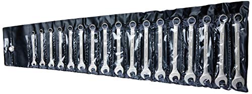 Tramontina 41128217, Jogo de Chaves Combinadas Pescoço Curto 17 Peças