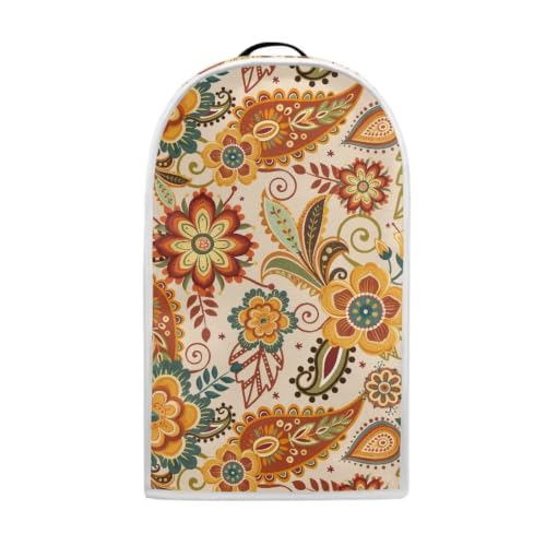 Image of Boho Thankgiving Floral Blender Dust Covers for Kitchen Counter Fingerprint Small Appliance Protector Machine Washable Blender Cover for Home Kitchen Holiday Decor Gifts