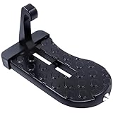 Black Aircraft-Grade Aluminum Car Door Step for Jaguar F-Type, Durable Door Latch Step with Secure Car Step Design