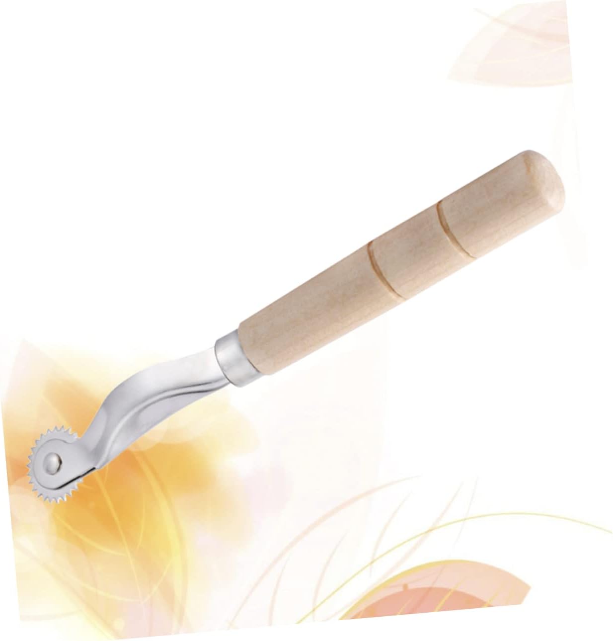 ULDIGI Wooden Handle Steel Wheel Tool Sewing Tracing Wheel for Neat Stitches Quilting Rulers Non Slip Fabric Marker for Sewing