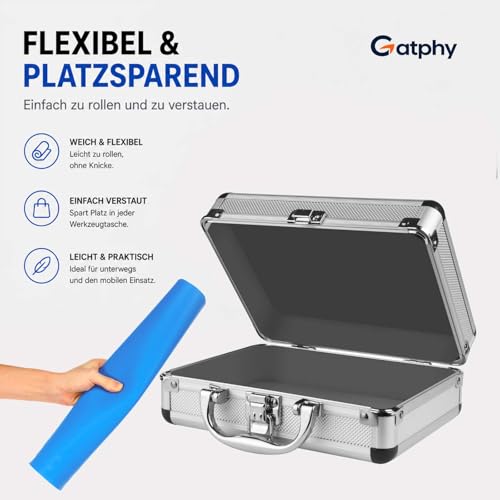 Lötmatte Extra Groß Silikon 70 * 40cm Magnetmatte Soldering Mat Arbeitsunterlage Werkstatt Antistatik Werkbank Matte 500℃ Hitzebeständige für Reperatur Schweißen DIY Perlen