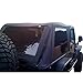 Rampage Frameless Trail Top | Sail Cloth, Black Diamond Color with Tinted Windows | 109735 | Fits 1997 - 2006 Jeep Wrangler