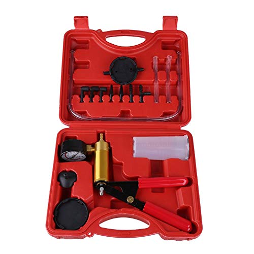 Victool Tester di spurgo dei Freni, Set di Tester di spurgo dei Freni tenuto in Mano Kit di spurgo Pompa del Vuoto Auto Spurgo Moto,Kit Spurgo Freni