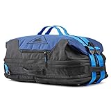 High Sierra Dells Canyon Convertible Backpack Travel and Gym Duffel Bag with Quick-Access Pockets for Phones, Wallets, and Keys - Features Dual-Expansion Compression Straps True Navy/Black/Sport Blue