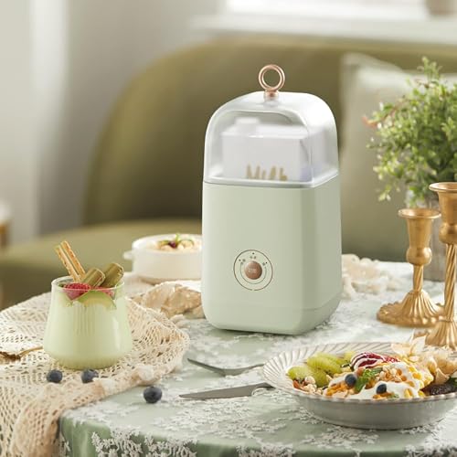 Machine à crème glacée et yaourt portable avec boîte de fermentation intégrée