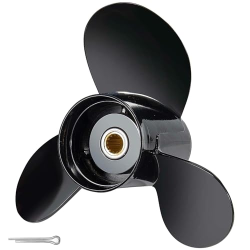 Image of Boat Propeller fit Johnson Evinrude OMC Stern Drive 40-140 HP Engines 13 Spline Tooth Outboard Prop RH OEM Propeller for 50 60 65 70 75 85 88 90 100 110 112 115 120 125 135 HP