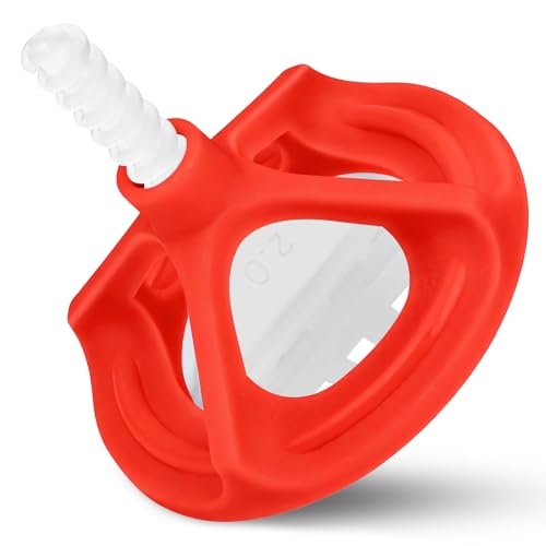 Flintronic Fliesen Nivelliersystem 2mm, 300 Teiliges Fliesenverlegehilfe Set, 200x Gewindelaschen & 100x Zughauben, fliesen Werkzeug zum Verlegen von Steinen und Böden(Rot)