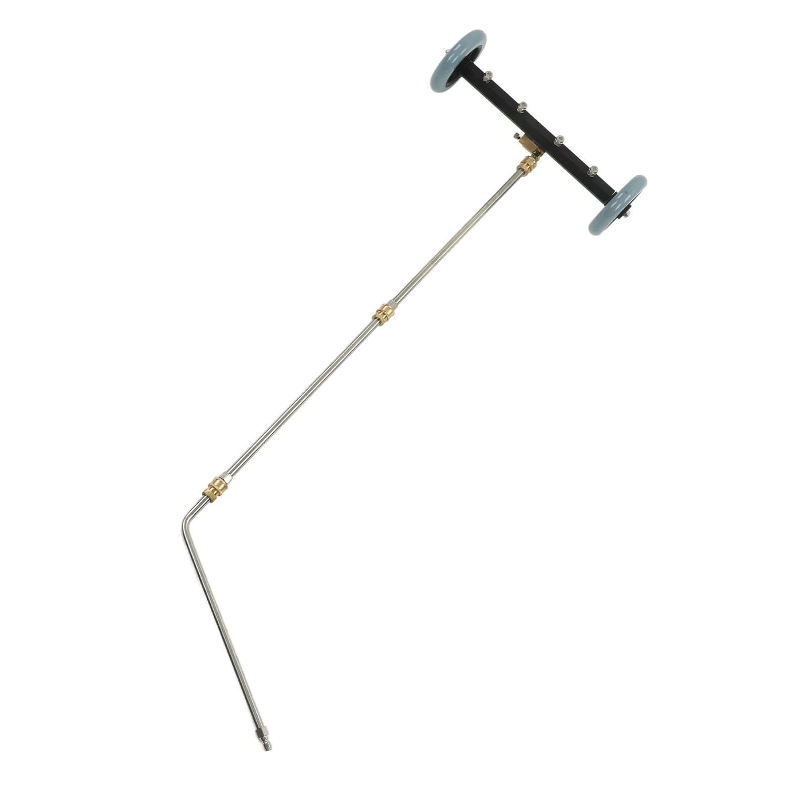 CHICIRIS Pulitore per Telaio con Idropulitrice, Accessorio per Pulizia Superfici da 15,75 Pollici con 4 Ugelli in Acciaio Inossidabile e Bacchetta di Prolunga, 4000 PSI per Lavaggio Auto