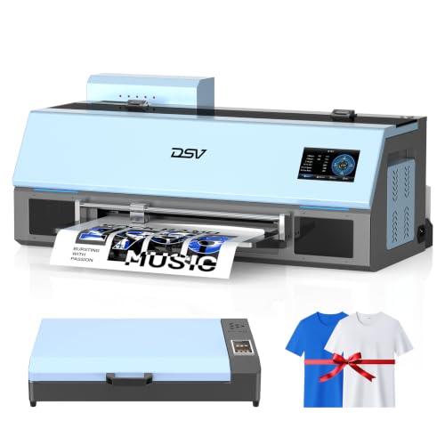 Image of DSV A3 i3200 DTF Printer, 2 Min /A3 Print, 720x3600 DPI, 2-Year Ink Included | 24 /7 Auto-Maintenance,2X Speed vs XP600,White Ink Circulation & Stirring System,Apparel Printer for DIY Business