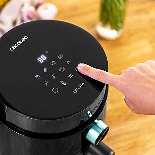 Friteuse sans huile tactile Cecotec avec 8 modes de cuisson automatique