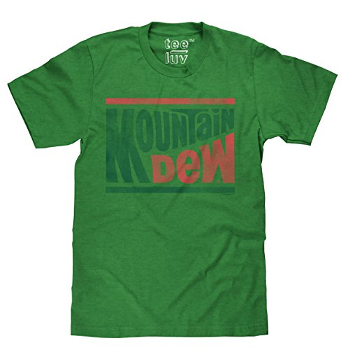 Mountain Dew Distressed Logo Soft Drink T-shirts