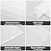 Svaldo Clothing Bags, 25 Count 16x20 inch Extra Large Frosted Zipper Plastic Bags for Clothes, Sweater Dress, Jeans, Jacket, T Shirt Packaging Shipping, 3 Mil, with Vent Holes