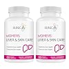 300 Milk Thistle 300mg Extract with Turmeric, Niacinamide & L-Glutathione, Liver Support Cleanse, Detox & Repair Supplement, Antioxidant Support for Women (60-Day Value Pack)