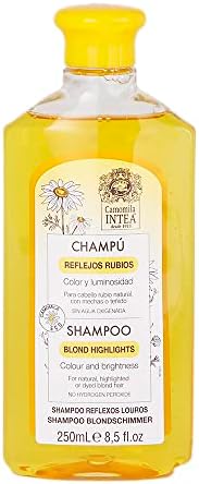 Intea Chamomile Shampoo - Premium Blonde Brightening Shampoo - Non-Ammonia, Easy Application for Natural or Dyed Hair - 8.5oz