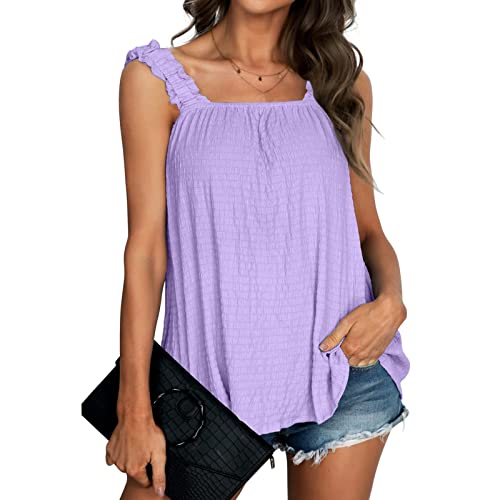 Regata Feminina, Blusa Feminina Sem Mangas Macia para Viagens (L)