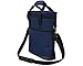 Vina 3 Bottle Wine Carrier - Travel Picnic Insulated Wine Cooler Tote Bag Case with Shoulder Strap for Beer and Champagne + Free Corkscrew, Blue