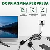 Zoom IMG-2 lamptobe 2m doppia spina per Zoom IMG-2 lamptobe 2m doppia spina per