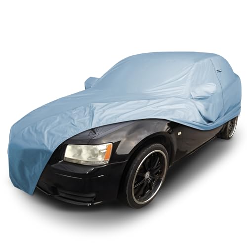 Image of iCarCover Premium Car Cover for 2005-2009 Dodge Magnum Heavy Duty Waterproof All-Weather Automobiles Custom Fit Indoor Outdoor UV Snow Protection Covers with Straps and Bag