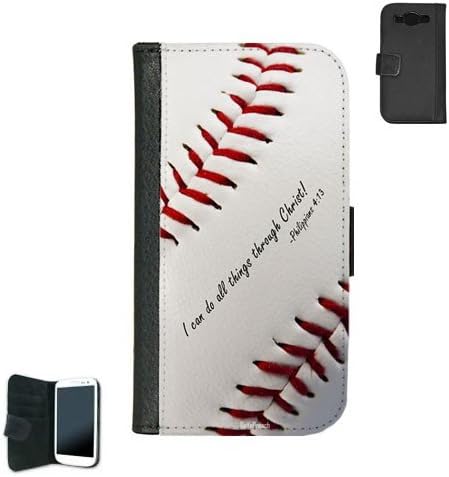 Philippians 4:13 Baseball Galaxy S3 Wallet Case