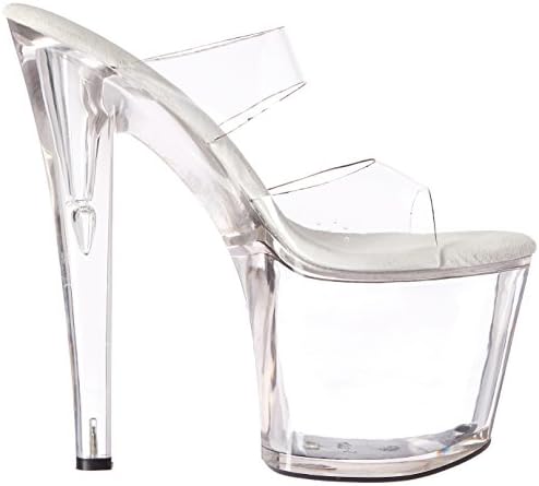 Ellie Shoes Women's 821-coco Platform Sandal, Clear, 11 M US | Image 5