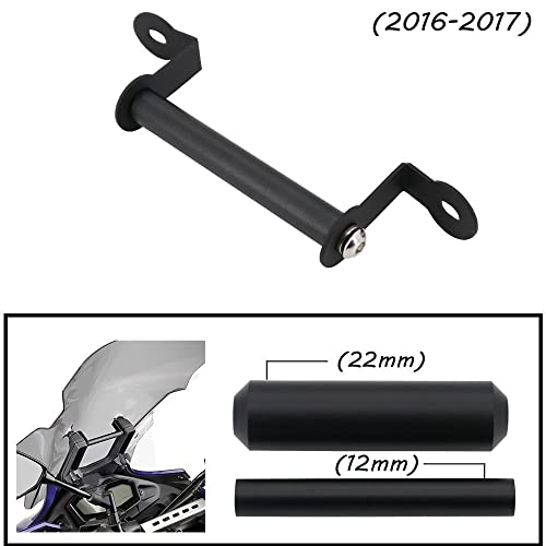 Plaque de navigation moto pour Yamaha MT-07 support téléphone portable 12mm 22mm