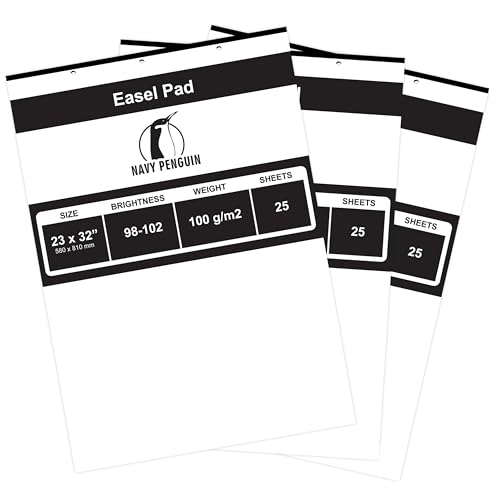 Papier chevalet de conférence blanc uni 100 g/m² pour ne plus manquer d'espace d'écriture