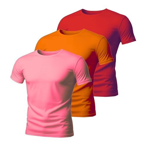 Vizari Mens Athletic T-Shirt | Quick-Dry, Moisture-Wicking Sports Tee | Shirts for Workouts, Outdoor Activities & Casual Wear