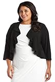 R&M Richards Women's Casual Stretch Shrug Sweater Plus Size