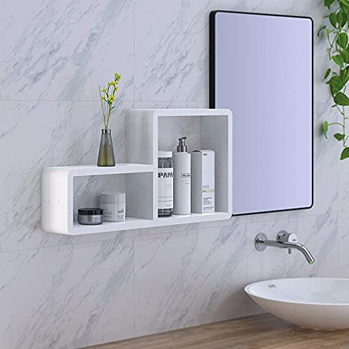 Bathroom Shelves Multi Layer Combination Shelf Floating Shelves Wall Mounted Storage Shelves No Drilling For Bathroom Kitchen Living Room Bedroom #TOP4
