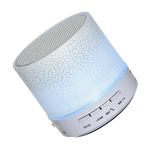 Image of AOSUODI Bluetooth Speaker,Portable Wireless Speakers with Led Lights,IPX7 Waterproof Shower Speakers,360 HD Surround Sound,Built-in-Mic,TF Card,Mini Outdoor Speaker Radio for Party,Travel,Beach,Home
