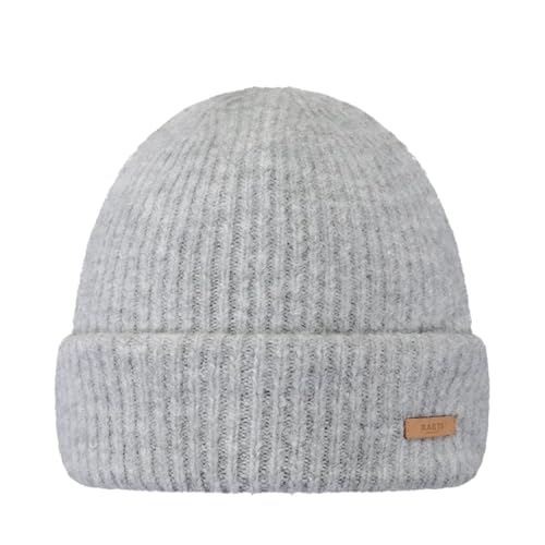 Barts Damen Witzia Beanie Baskenmütze, Grau (Heather Grey 0002), One Size (Herstellergröße: Uni)