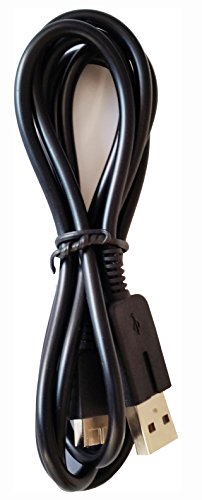 TRIXES schwarze USB Lade & Sync-Kabel fur PS Vita 1m idealer zum Austausch oder Ersatz