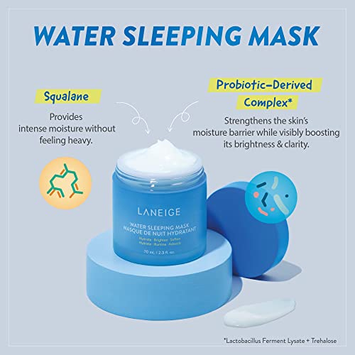 Laneige Water Sleeping Mask: Visibly Brighten, Boost Hydration, Squalane #TOP3