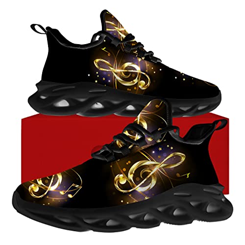 Ciadoon Music Shoes for Men Women Road Running Shoes Comfortable Sport Walking Tennis Musical Sneakers Gifts for Boy Girl2