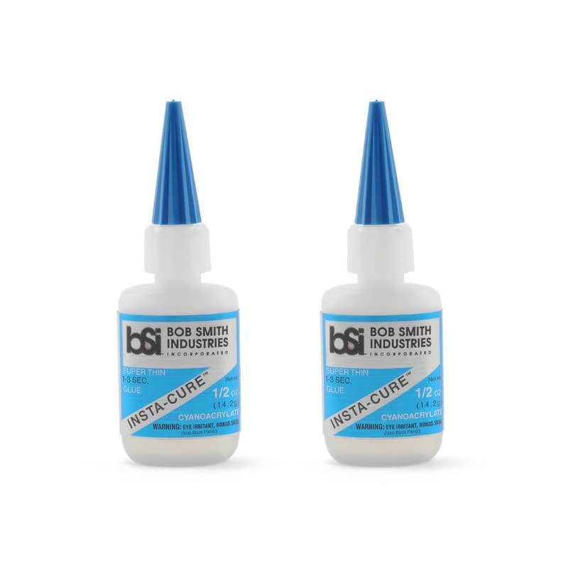 TWIN PACK Bob Smith Industries Insta-Cure Super Thin Glue CA (1/2oz) - BSI101