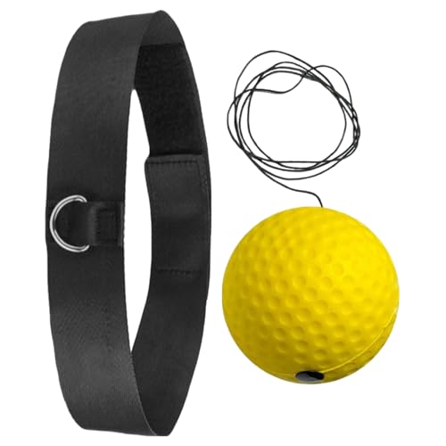 Boxbandagen Set Reflexball - Reflexball für Kinder und Erwachsene zum Boxtraining | Trainingsgerät, Reflexball für Anfänger, für